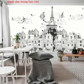 Tranh dán tường fm509