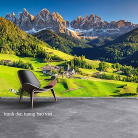 Tranh dán tường phong cảnh núi me197