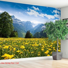 Tranh dán tường sông núi me188