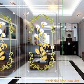 Decal dán kính 3d cao cấp se057