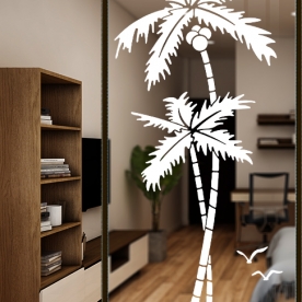 Decal dán kính nghệ thuật glasses047