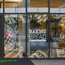 Decal dán kính nghệ thuật me382