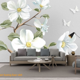 Giấy dán tường phòng khách me341