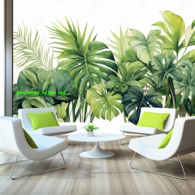 Giấy dán tường lá cây n2004-554