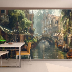 Tranh dán tường cho quán cafe n2004-543