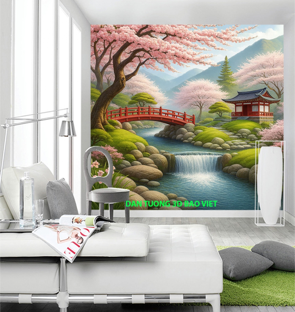 Giấy dán tường phòng khách sik618