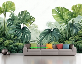 Giấy dán tường tropical n2005-347