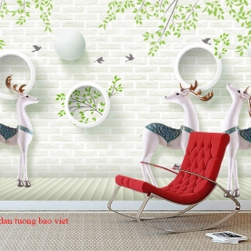 Giấy dán tường 3d-197