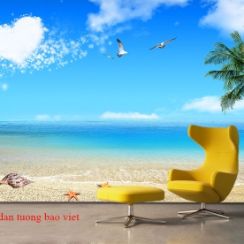 Tranh dán tường cảnh biển s279