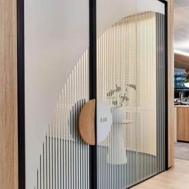 Decal dán kính 3d nghệ thuật glass057