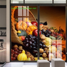 Tranh dán kính 3d 2 mặt h357