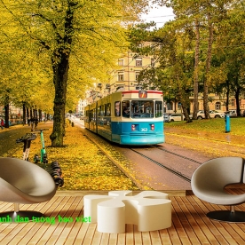 Tranh dán tường phong cảnh thiên nhiên tr369