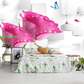Giấy dán tường phòng ngủ 3d 258