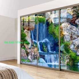 Tranh dán kính 3d 2 mặt phong cảnh n2004-02