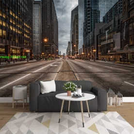 Tranh dán tường cảnh thành phố n2004-08