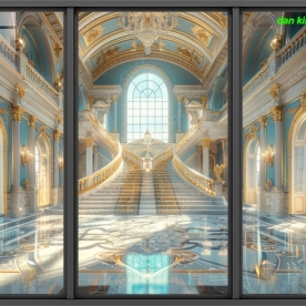 Tranh dán kính 3d 2 mặt n2005-40