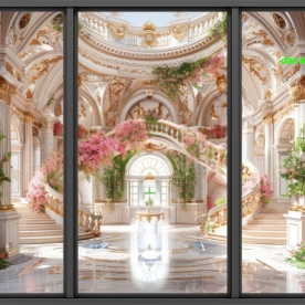 Tranh dán kính 3d 2 mặt n2005-46