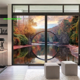 Tranh dán kính 3d 2 mặt phong cảnh n2005-37