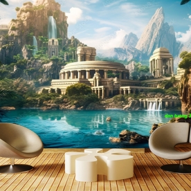 Tranh dán tường cảnh thành phố n2005-28