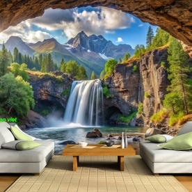 Tranh dán tường thác nước n2005-22