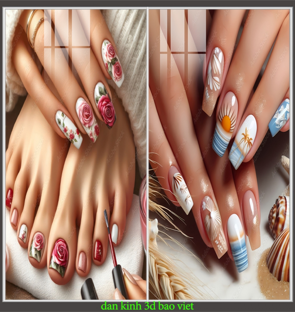 Decal dán kính cao cấp nails spa n2026-56