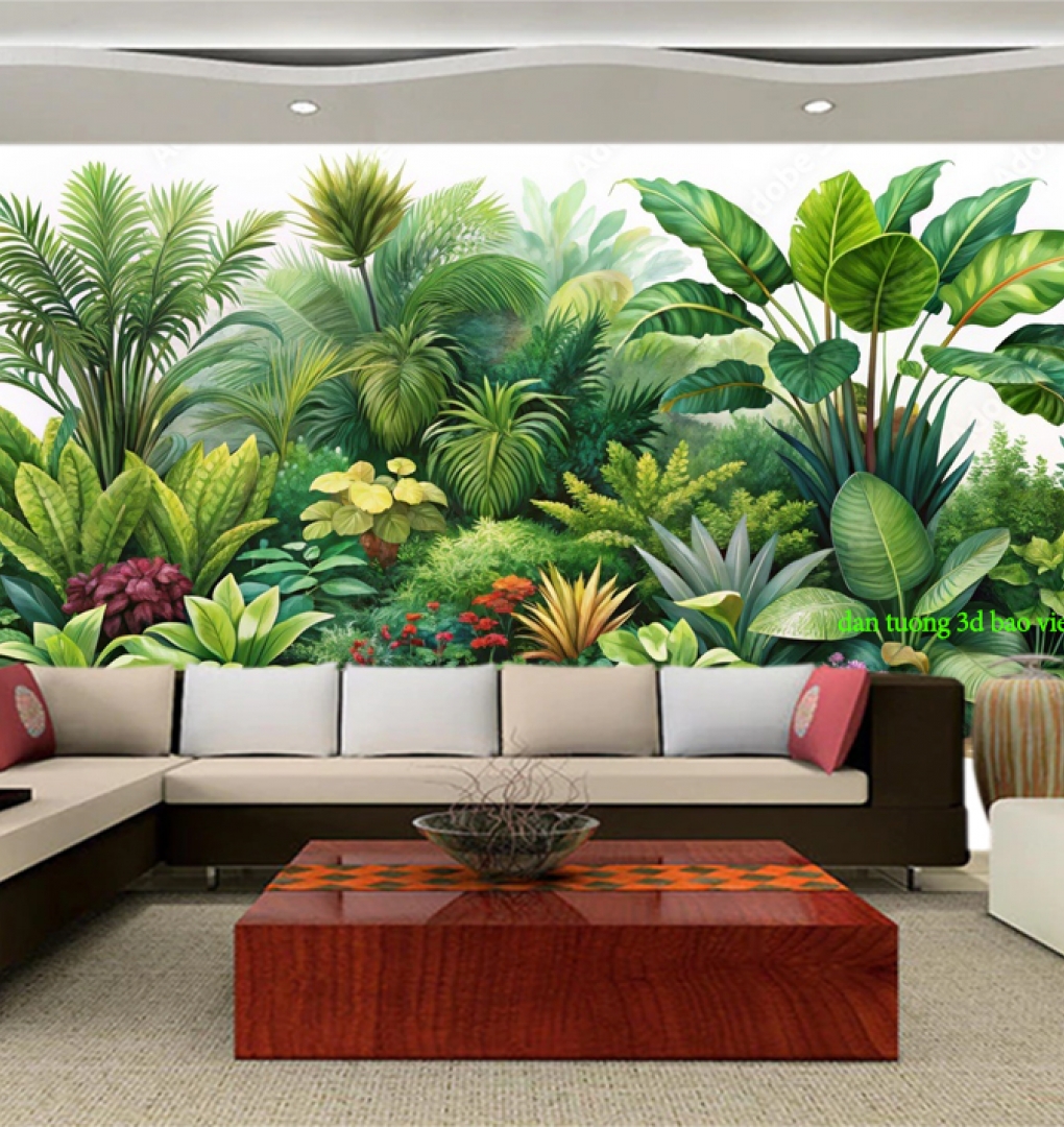 Giấy dán tường lá cây sn2026-47