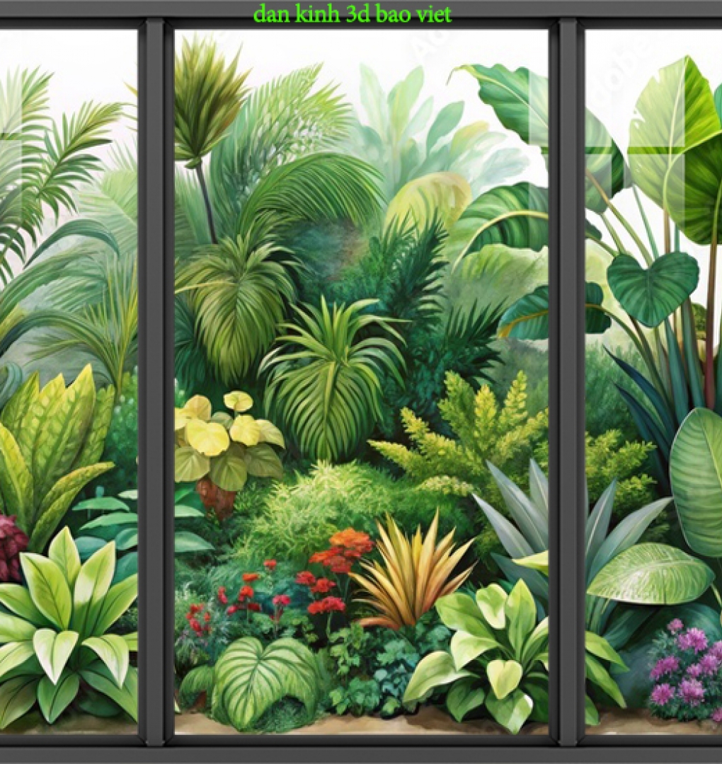 Tranh dán kính 3d 2 mặt n2026-47