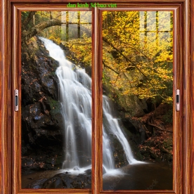 Tranh dán kính 3d 2 mặt phong cảnh n2026-55