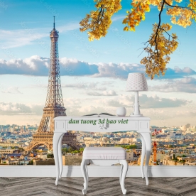 Tranh dán tường cảnh thành phố n2026-46