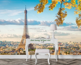 Tranh dán tường cảnh thành phố n2026-46