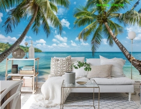 Tranh dán tường phong cảnh biển n2026-54