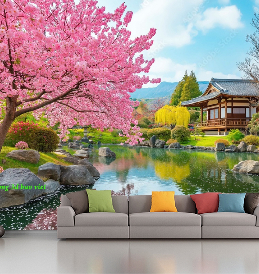 Tranh dán tường phong cảnh thiên nhiên n2026-39