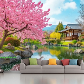 Tranh dán tường phong cảnh thiên nhiên n2026-39