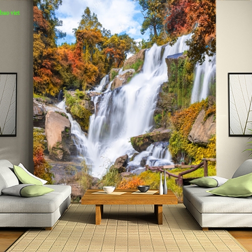 Tranh dán tường thác nước n2026-58