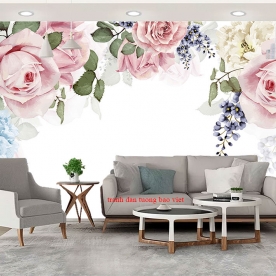Giấy dán tường phòng khách h319