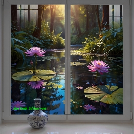 Tranh dán kính 3d 2 mặt phong cảnh n2005-72