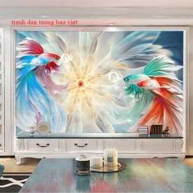 Tranh dán tường 3d ft139