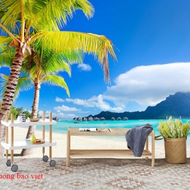Tranh dán tường phong cảnh biển s285