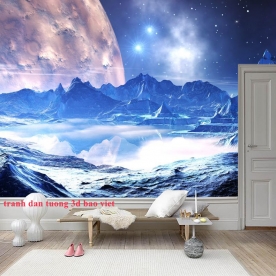 Giấy dán tường 3d galaxy n2003-5