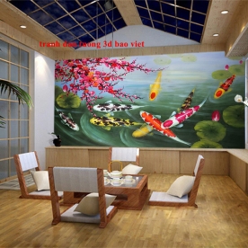Tranh dán tường 3d phong thủy n2003-17