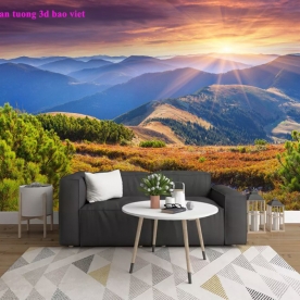 Tranh dán tường sông núi 2003-1