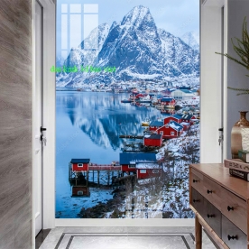 Tranh dán kính 3d 2 mặt phong cảnh n2004-20