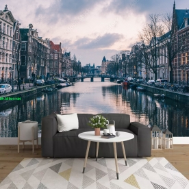 Tranh dán tường cảnh thành phố n2005-48