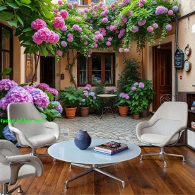 Tranh dán tường cho quán cafe n2005-73