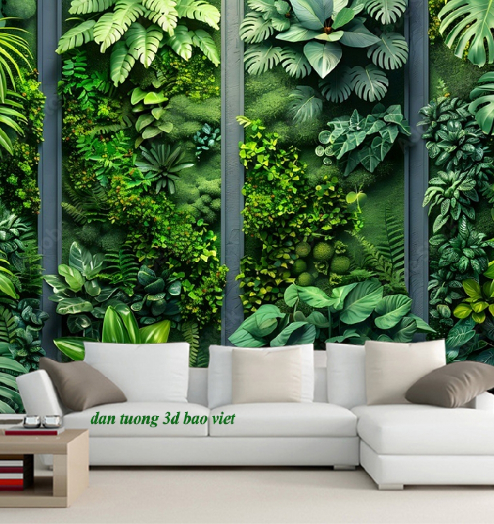 Giấy dán tường lá cây n2026-65