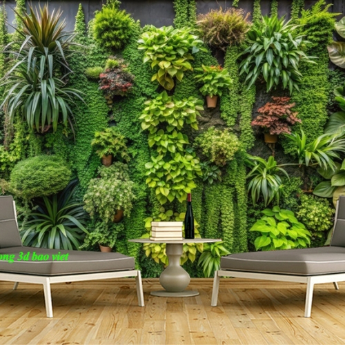 Giấy dán tường lá cây n2026-82