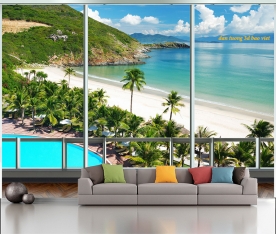Giấy dán tường phòng khách 3d s316
