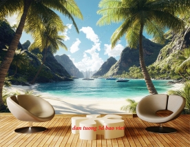 Giấy dán tường phòng khách phong cảnh s2026-104