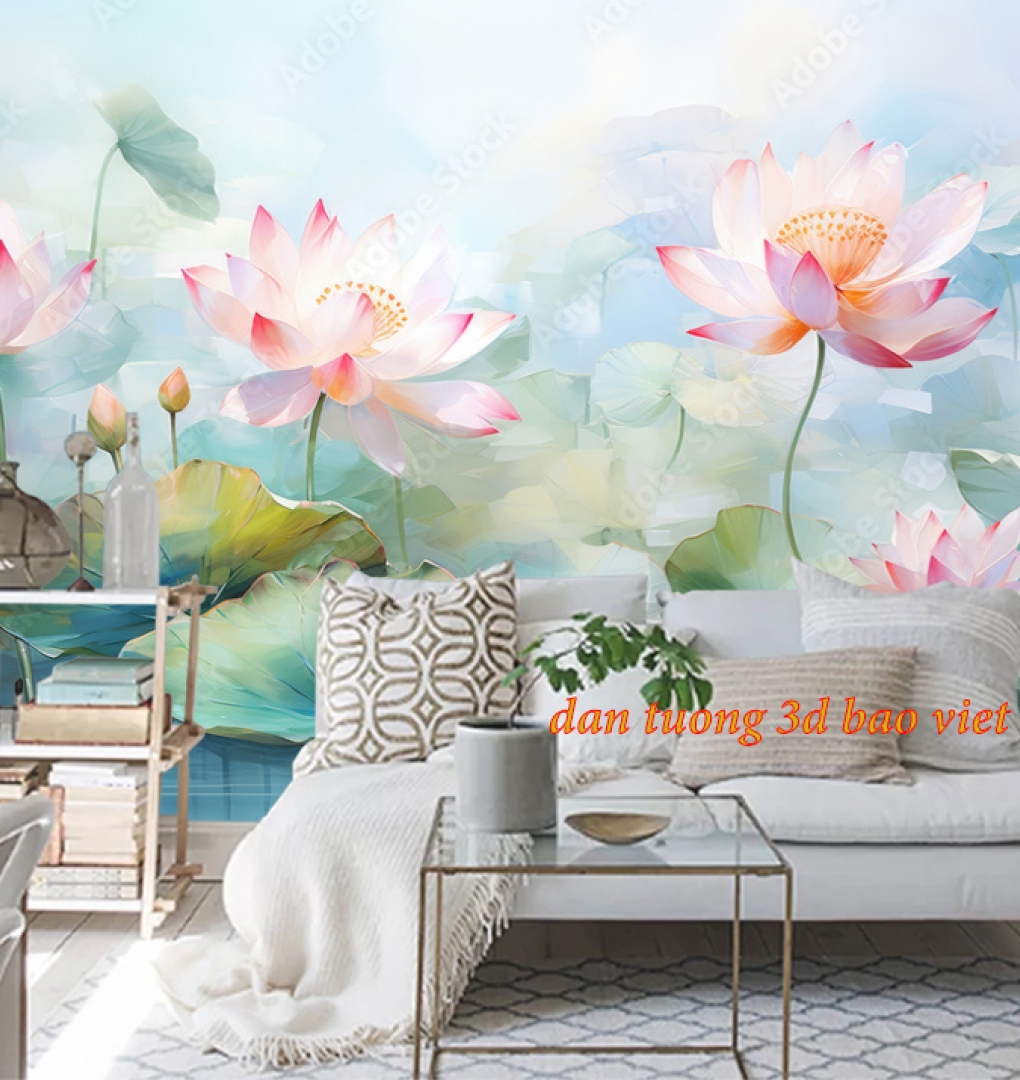 Giấy dán tường phòng khách s2026-110