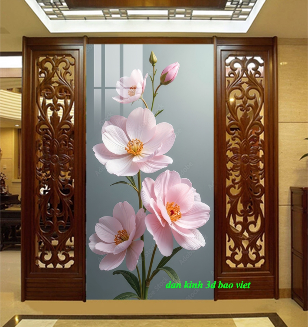 Tranh dán kính 3d 2 mặt n2026-68